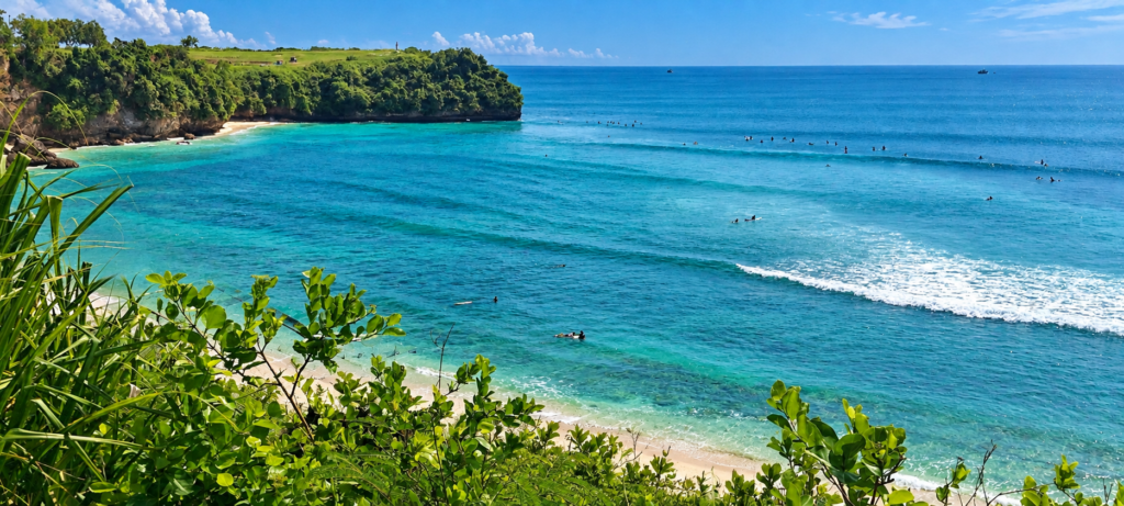 Balangan Beach Surfing Bay